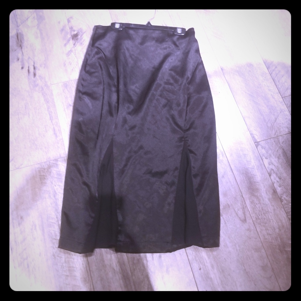 Lucky 13 sateen pencil skirt